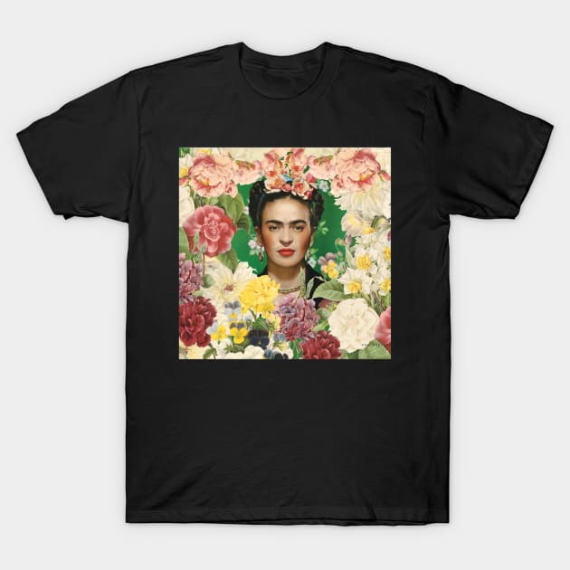 Frida Kahlo Biography T-Shirt by Maja Wronska